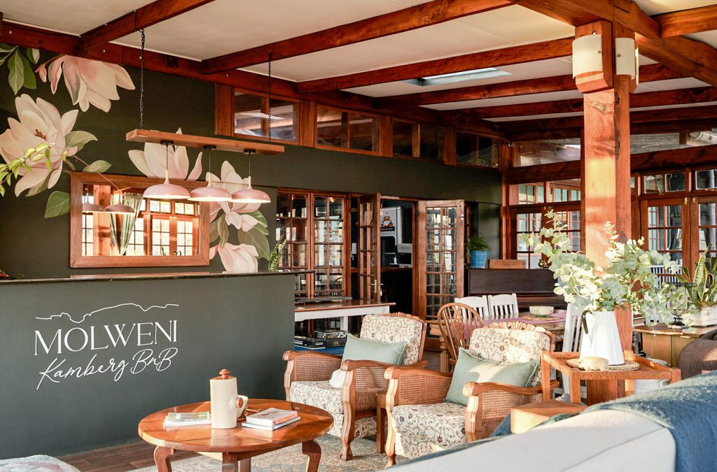 Dining are at Molweni Kamberg Accommodation